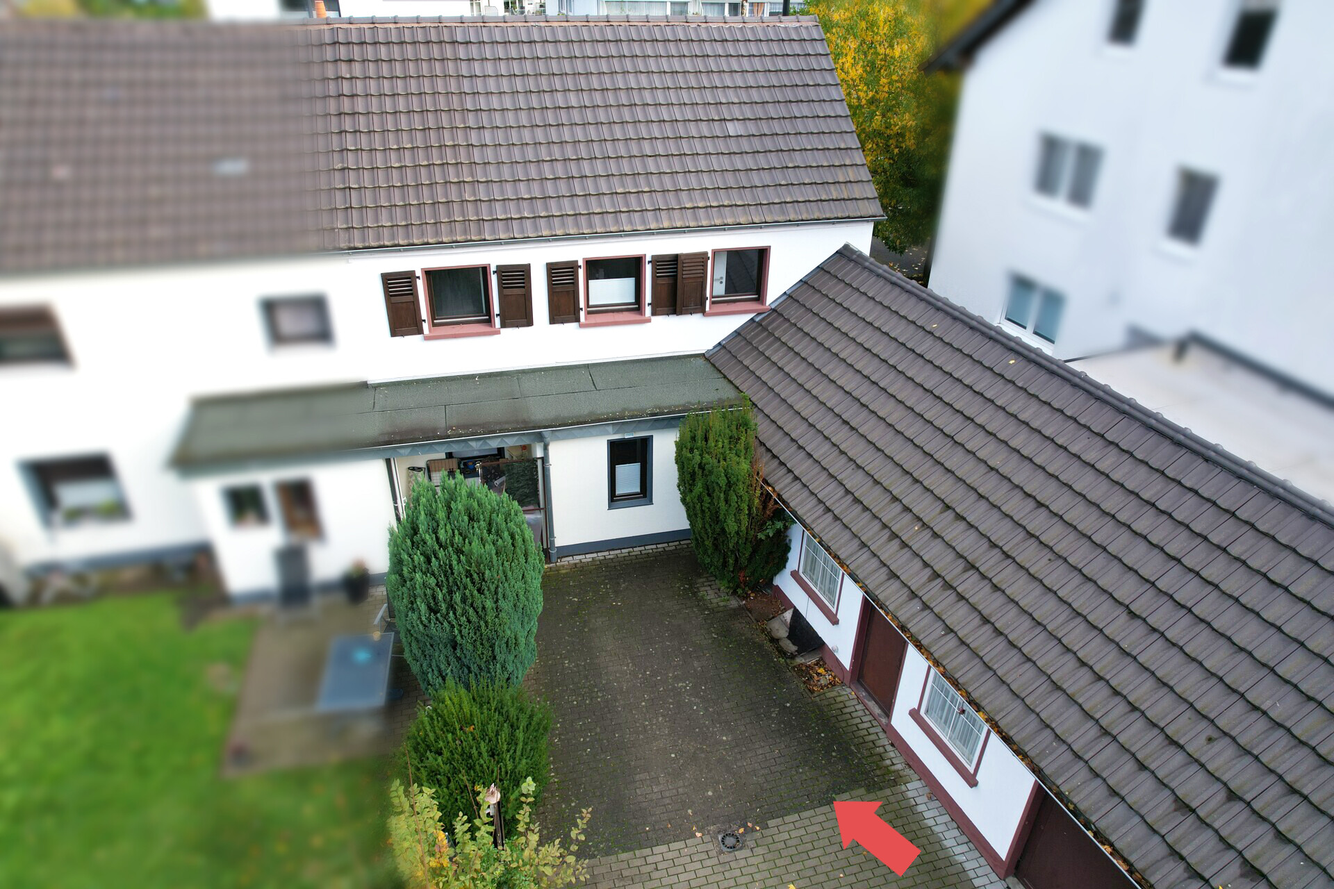 Stellplatz/Hinteransicht