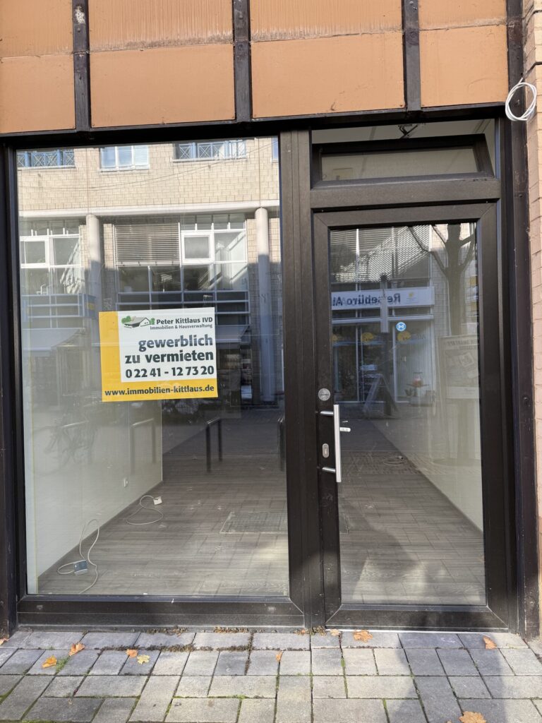 Troisdorf-City: Top Lage Ladenlokal mitten in der Fußgängerzone!